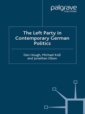 cover image of The Left Party in Contemporary German Politics